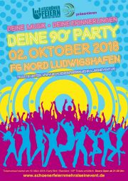 Tickets für DEINE 90' PARTY VIP TICKET am 02.10.2018 - Karten kaufen